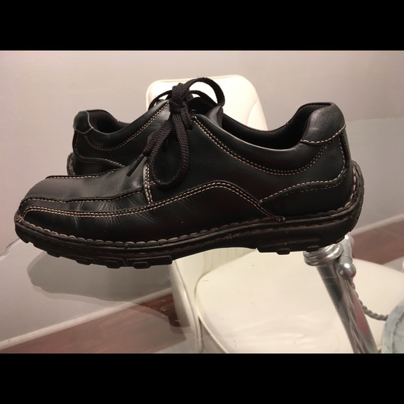 Like New Steven Madden Black Leather Sz 8.5 - Picture 3 of 8